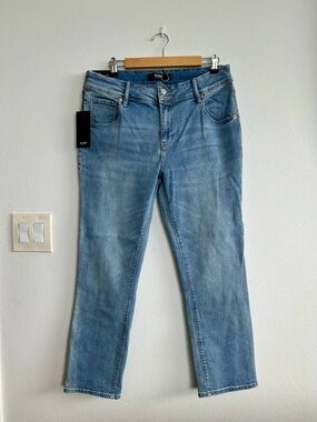 Hudson Jeans Light Blue Straight Leg Women's Jeans Size 12/32, inseam 29", NWT